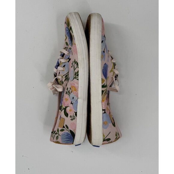 Keds Womens Canvas Rifle Paper Co Sneakers Floral Print US 7 EU 37.5 Pink/Multic - Picture 5 of 8